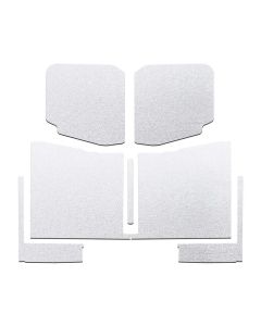 DEI 20-22 Jeep Gladiator JT 4-Door Boom Mat Complete Headliner Kit - 7 Piece - White - 50185
