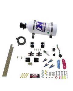 Nitrous Express 4 Cyl Gas Nitrous Kit (100-250HP) w/5lb Bottle - 80004-05
