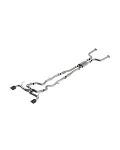 Borla 16-24 Infinity Q50 (Auto V6) ATAK Cat Back - 4.5in Carbon Fiber Black Anodized Tip - 140978CFBA