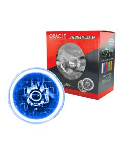 Oracle Pre-Installed Lights 7 IN. Sealed Beam - Blue Halo - 6905-002