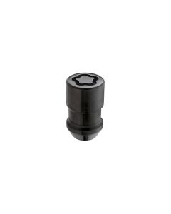 McGard Wheel Lock Nut Set - 4pk. (Cone Seat) 1/2-20 / 3/4 & 13/16 Dual Hex / 1.46in. Length - Black - 24038