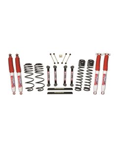 Skyjacker 03-06 Jeep TJ 4in D-Rate Long Travel Kit w/ OE FR/RR Lower Links/Hydro 7000 Shocks - TJ403BPHLT