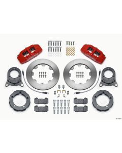 Wilwood AERO6 Big Brake Front Brake Kit  - Plain Face Rotor - Red - Ford Bronco 1966-1972- WILW-140-