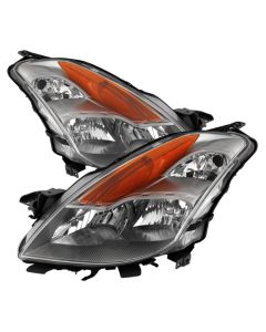 xTune Nissan Altima Coupe 08-09 Halogen Only OEM Headlights Chrome HD-JH-NA08-2D-C - 9029707