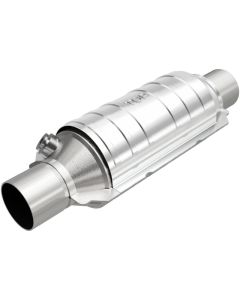 MagnaFlow Conv Univ 2in Inlet/Outlet Center/Center Round 11in Body L x 5.125in W x 15in Overall L - 51304