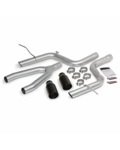 Banks Power 14 Jeep Grand Cherokee 3.0L Diesel Monster Exhaust Sys - SS Single Exhaust w/ Black Tip - 51364-B
