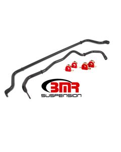 BMR 16-20 6th Gen Camaro Front & Rear Sway Bar Kit w/ Bushings - Black Hammertone - SB049H