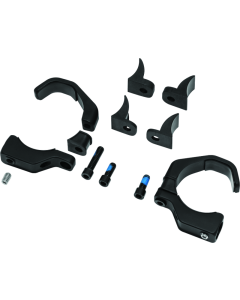 Kuryakyn Pipe Wrench Fork Mounts Black - 2580