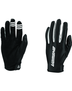 Answer Ascent Glove Black/White Youth - XS - 446565