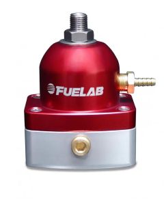 Fuelab 515 EFI Adjustable FPR 25-90 PSI (2) -6AN In (1) -6AN Return - Red - 51502-2