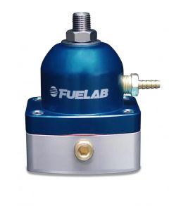 Fuelab 515 EFI Adjustable FPR 25-90 PSI (2) -6AN In (1) -6AN Return - Blue - 51502-3