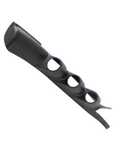 Autometer 05-07 Ford Mustang Convertible 52mm Black Triple Pillar Pod - 12130