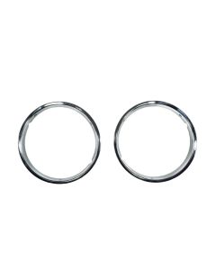 Omix Headlight Bezels Chrome 97-06 Jeep Wrangler - 12419.08