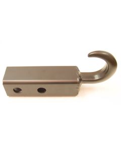 Rugged Ridge 2in Black Tow Hook Receiver - 11237.01