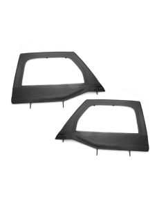 Rugged Ridge Upper Soft Door Kit Front Black Diamond 07-18 Jeep Wrangler JK - 13711.15