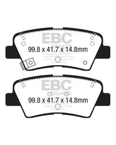 EBC Brakes Ultimax OEM Plus REAR Disc Brake Pad Set FMSI D1813 Rear- EBC-UD1813
