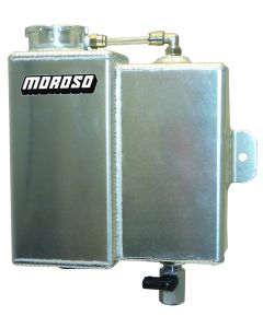Moroso Universal Coolant Expansion & Recovery Tank - Billet Filler Neck - 1.25qt - 63772