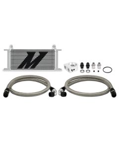 Mishimoto Universal Oil Cooler Kit 16-Row Silver - MMOC-U16SL