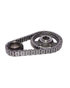 COMP Cams Hi Energy Timing Chain Set for Chevrolet Small Block V8 1955-1986, Single Roller Chain, Steel Construction, Black Finish - 3212