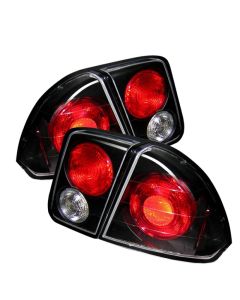 Spyder Honda Civic 01-05 4Dr Euro Style Tail Lights Black ALT-YD-HC01-4D-BK - 5004406