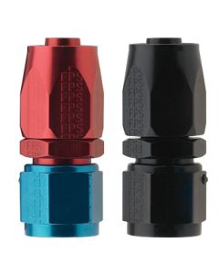 Fragola -4AN Straight Pro-Flow Hose End - Black - 220104-BL