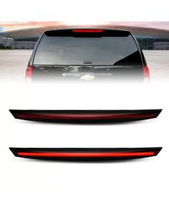 ANZO 2007-2014 Chevrolet Suburban 1500 LED 3rd Brake Light Black Housing Smoke Lens w/ Spoiler 1pc - 531109