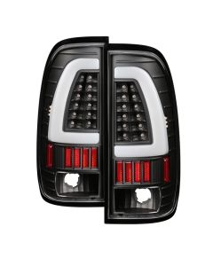 xTune Ford F150 Styleside 97-03 Light Bar LED Tail Lights - Black ALT-ON-FF15097-LBLED-BK - 5082084