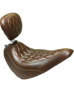 Mustang Harley Medallion Style Sissy Bar Pad Pillow (9.5 inch x 9 inch) - Black - 79048