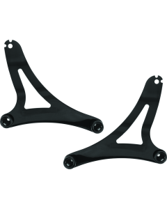 Kuryakyn Fixed Mounts Multi-Purpose Driver & Passenger Backrest 14-22 Indian Models Black - 7092