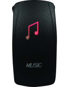 DragonFire Racing Lighted Switch Music On/Off Red - 521380