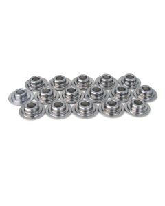 COMP Cams Titanium Valve Spring Retainers Super Lock Lightweight for Chevrolet LS Engines, Titanium, Natural Finish, 1.60" Diameter, Set of 16 - 721-16