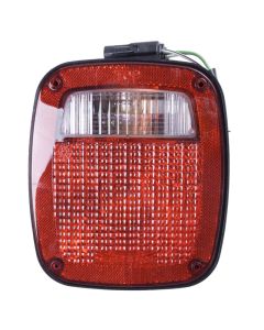 Omix Left Black Tail Lamp 91-97 Jeep YJ TJ Wrangler - 12403.13
