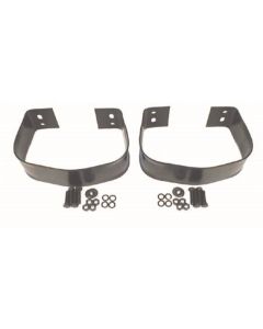 Omix Rear Bumperettes Black 76-95 CJ & Wrangler YJ - 11215.01