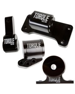 Torque Solution Billet Aluminum 4 Piece Engine Mount Kit: Mitsubishi Evolution 01-06 (5sp Only) - TS-EV-1235