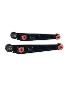 Skunk2 Honda/Acura EK Alpha Series Rear Lower Control Arm Set - Black - 542-05-1295