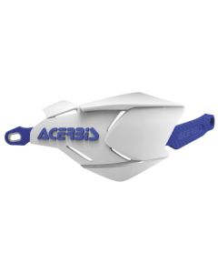 Acerbis X Factory Handguards White/Blue - Durable & Stylish