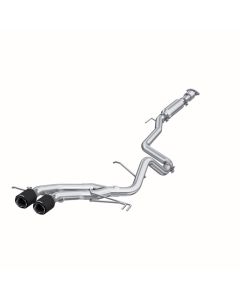 MBRP T409 Stainless Steel 2.5" Catback Exhaust System Dual Exit w/ Carbon Fiber Tips Hyundai Veloste - S47034CF