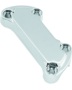 Bikers Choice 74-Up Big Twin and XL Scalloped Handlebar Clamp Without Skirt - 493976