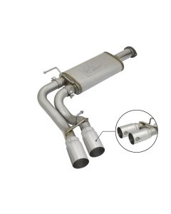 aFe Rebel Exhausts Cat-Back SS w/Polished Tip 16 Toyota Tacoma V6-3.5L - 49-46032-P