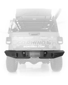 Go Rhino 20-22 Jeep Gladiator JT Trailine Rear Full Width Bumper - Tex. Blk - 273120T