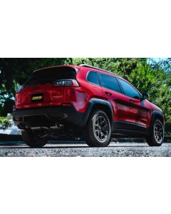 Gibson 14-20 Jeep Cherokee 3.2L 2.5in/2.25in Cat-Back Dual Split Exhaust - Stainless - 617208