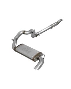 aFe MACHForce XP 18-20 Jeep Wrangler (JL) L4-2.0L (t) 3in 409 SS Cat-Back Hi-Tuck Exhaust - 49-48079