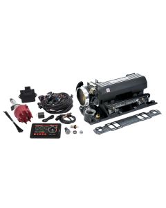 Edelbrock Pro Flo 4 Fuel Inject Kit XT Seq Port SBC 429/460 1986 625 Max HP 35 LbHr Injectors Black - 35813