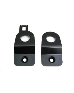Torque Solution Black Radiator Stay Bracket: 02-07 Subaru Impreza (Inc WRX / STI) - TS-SU-204B