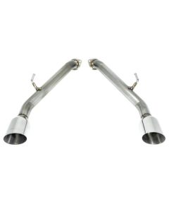 Remark 2014+ Infiniti Q50 Axle Back Exhaust w/Stainless Steel Single Wall Tip - RO-TSQ5-S