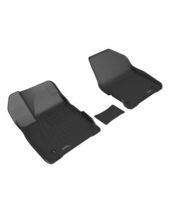 3D MAXpider 2023 Kia EV6 Kagu Black Floor Mat - Row 1 (3pc) - L1KA07111509
