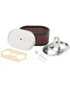 K&N Custom Oval Red Race Filter 7in L x 4-1/2in W 3-1/4in H - 56-1170