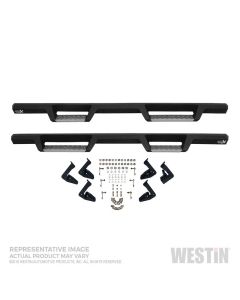 Westin 10-17 Toyota 4Runner Trail Edition (Excl. Ltd) HDX Stainless Drop Nerf Step Bars - Tex. Blk - 56-138352