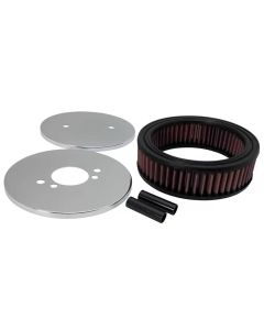 K&N Custom Round Racing Assembly Red 4.5in ID / 5.875in OD / 1.75in Height- K&N-56-1400