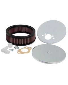 K&N Custom Round Racing Assembly Red 5.875in OD x1.313in ID x 1.813in Height - 56-1630